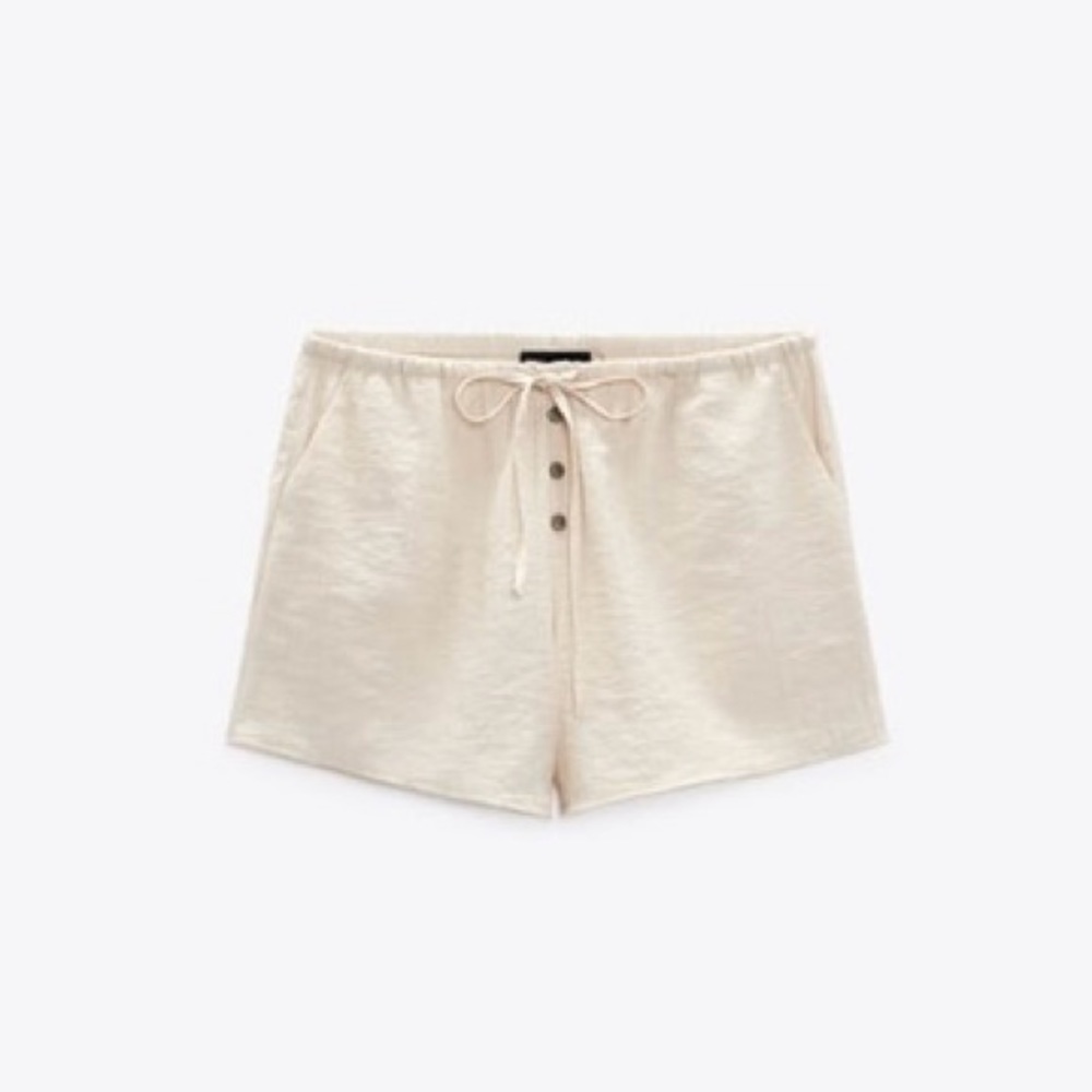 Zara linen shorts NWOT